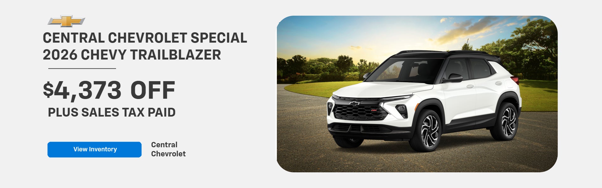 Chevy Trailblazer Special!